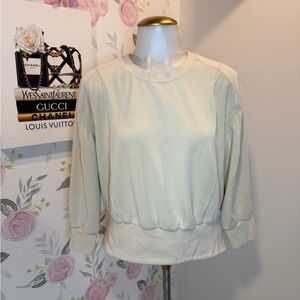 Lululemon Softstreme Ribbed-Hem Pullover Natural Ivory